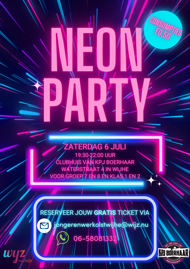Flyer NEON party
