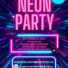 Flyer NEON party